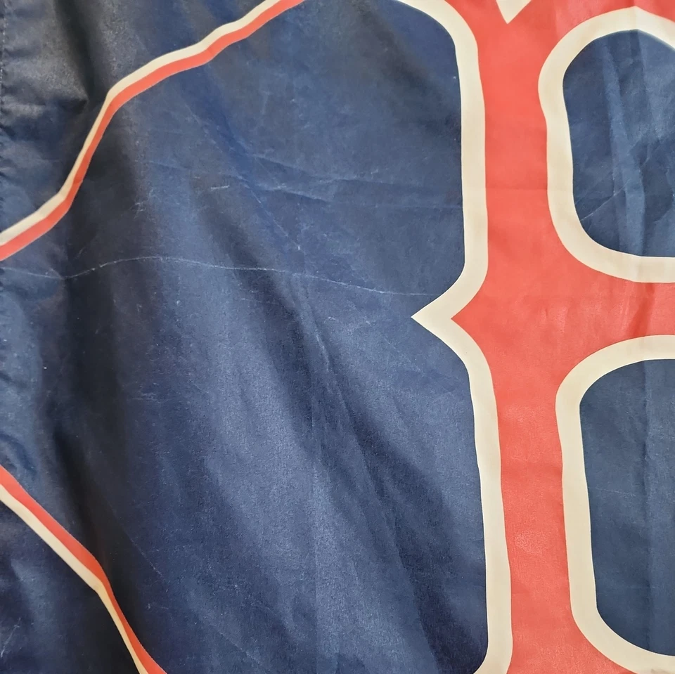 Boston Red Sox Flag Large 36x27 Flagpole Sleeve Made In USA Logo Outdoor (C-27) - Image 3 of 4