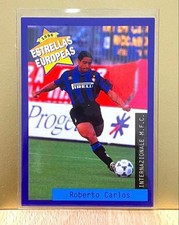 Panini Roberto Carlos 1996 Estrellas Europeas Rookie Card #102 Inter Soccer. rookie card picture