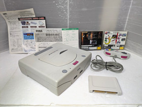 Sega Saturn White Console Power Memory BioHazard  Nights Box Manual