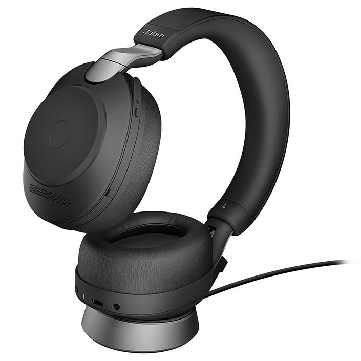 Jabra Evolve2 85 casque sans fil anti-bruit pour teletravail et reunions MS Stereo