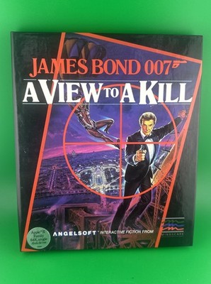 James Bond 007: A View to a Kill PC Apple Family Super Rare 1985