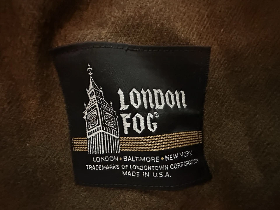 Gabardina vintage London Fog - talla 10 regular Foto 2 de 4