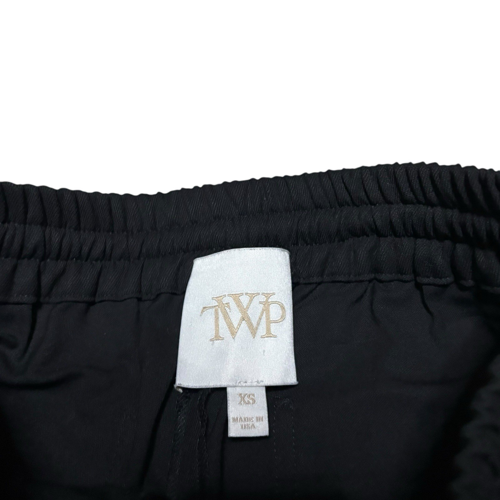 TWP Stretch Wool Drawstring Waist Split Hem Pants… - image 4