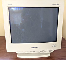 Sony Multiscan CPD- 200sf Trinitron Color VGA Monitor 16" Vintage Retro CRT