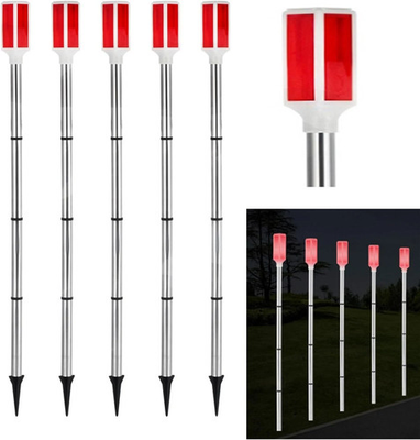 #ad #ad 5 PCS Solar Driveway Markers 37#x27;#x27; Solar Powered Driveway Warning Lights Drivew $35.00