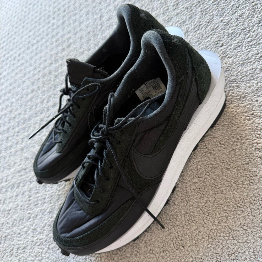 Nike sacai x LDWaffle Black Nylon - огромный выбор по лучшим ценам