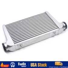 Universal 25"x12"x2.5" FMIC Aluminum Turbo Intercooler 2.5in Inlet & Outlet NEW