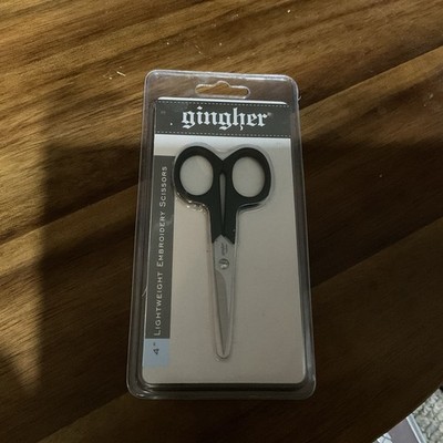 2009 Gingher 4  Lightweight Embroidery Scissors GS-4 Stain Less Steel Blades