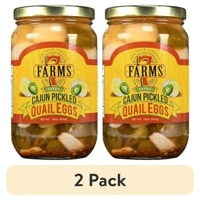 Cajun Spicy Pickled Quail Eggs 24 Pack Gourmet Snack Homegrown Farm Fresh