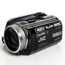 JVC Everio GZ-HD10U Full HD 1080i 40GB HDD Camcorder TESTED BAD LCD