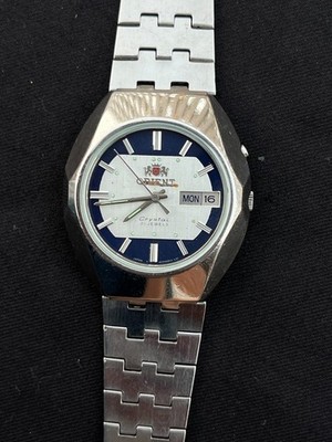 Vintage Orient Crystal Automatic 21 Jewels Men's Watch