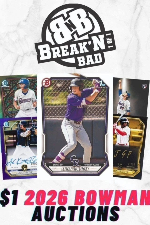 $1 BOWMAN & SERIES 2 MIXERS  W/ BNB!!!