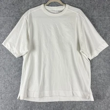 Abercrombie & Fitch Premium Essentials Shirt Mens Medium White Heavyweight NEW