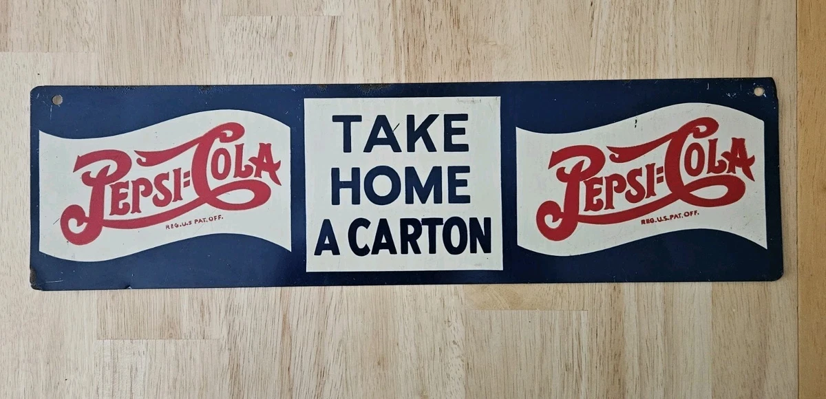 USA アメリカ vintage Pepsi 看板 Preços baixos em Placas e Letreiros da Pepsi | eBay