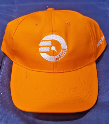 Cap Hat Adjustable Wahii Fueling Better Orange Plastic Strap Embroidered NEW