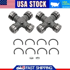 2pcs Premium Driveshaft Universal Joints Pair Front Rear Moog 534G 