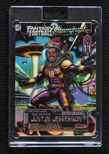 2026 Wild Card Fantasy Football Atompunk Edition 1/1 Justin Jefferson