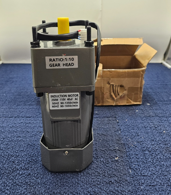 #ad #ad Induction Motor 250W 110V 40uF AC Ratio 1:10 Gear Head 50Hz 90 1350r min $107.99