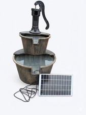 Solar-Powered Garden Water Feature Fountain