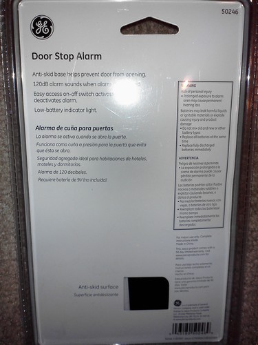 GE Smart Home Door Stop Alarm Loud Siren Home Security Kids Apartment Intruders - Picture 2 of 2