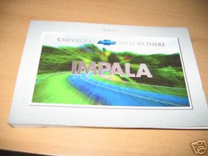 2001 Chevrolet Impala Owners Manual 01 Owner S Ebay