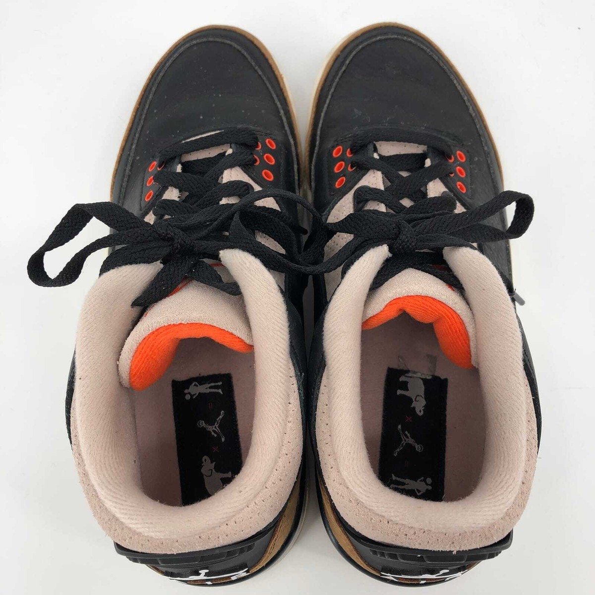 Jordan Black/Gray Athletic Sneakers | Faux Leather 