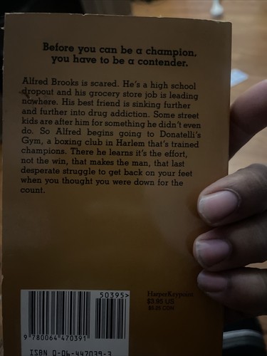 A Trophy Bk.: The Contender by Robert Lipsyte (1996, Trade Paperback) - Picture 3 of 3