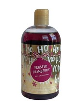 Bath  Body Work Frosted Cranberry 2 in 1 Body Wash  Bubble Bath 16 fl oz New
