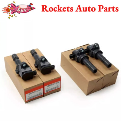 NEW OEM 4PCS 30520-R1A-A01 Ignition Coil Fit For 2012- 2023 Honda CR-V CIVIC IX
