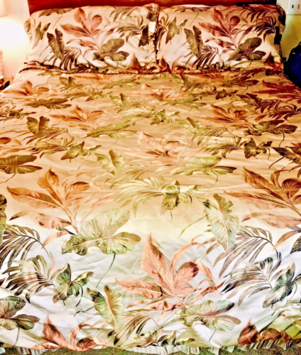 Croscill Tropical Island Bahamas Style 3 Piece King Comforter Set Rare No Skirt - Picture 2 of 24