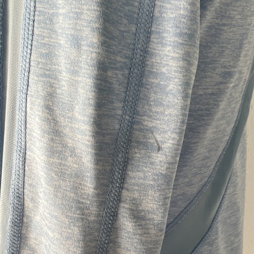 Tangerine Womens Activewear Jacket  S Blue Full Zip Athleisure Stretch Mock Neck - Picture 7 of 18