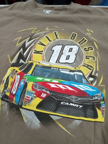 Kyle Busch M&M's T-shirt 3xl SS Nascar #18 '16 56"x30" Toyota Joe Gibbs Racing - Picture 3 of 12