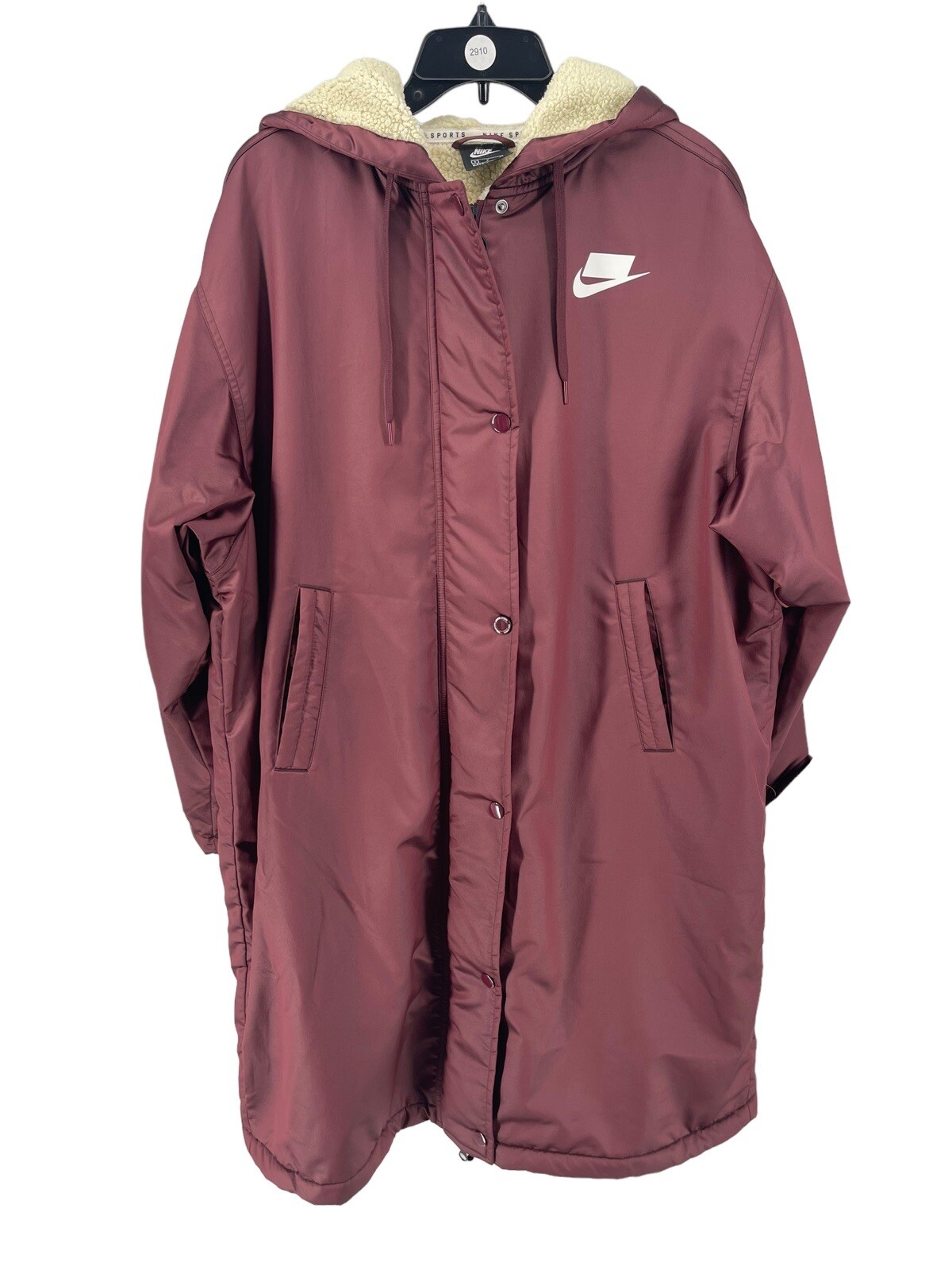 SACAI X NIKE Nike Sportwear Giacca Parker Donna Maroon Sport Pack Fill Block Logo Small