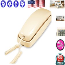 Reliable TRIMLINE 210 Corded Phone: Easy Wall Mount  Volume Control Features