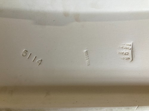 Vtg Aztec Gold Yellow Porcelain Toilet Old Crane Bath Elongated Bowl 155-24E - Picture 15 of 22