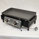Razor Portable Griddle 2 Burner 25 Inch LP Gas 20,000 BTU - Bent