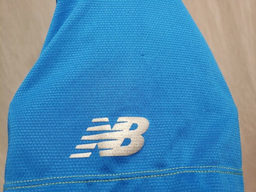 2017 New Balance NYRR 5th Ave Mile Run for Life Mens Medium Blue Jersey - Picture 6 of 12