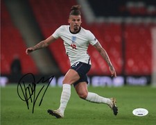 England Kalvin Phillips Autographed Signed 8x10 EPL Photo JSA COA #4