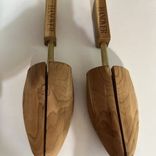 Hanover Wooden Cedar Shoe Stretchers Forms Men's Size LARGE