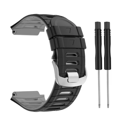 Cinturino Cintura per Garmin-Forerunner 920XT Braccialetto Silicone Durevole - Foto 6 di 23