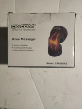 CINCOM Heated Knee Massager, Air Compression Knee Massager With Heat CM-066KS