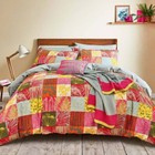 Clarissa Hulse "Mini Patchwork" - Spice - grey  2 x pillowcases