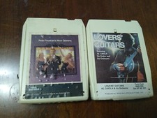 Pete Fountain's New Orleans  Al Caiola Lovers Guitars 8 track tapes Jazz Lot