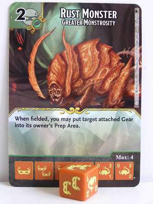 D&D Dice Masters - #104 Rust Monster Greater Monstrosity - Faerun under Siege