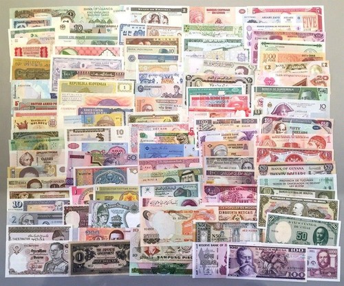 100 Different Paper Money From World 100 Countries Regions Banknotes Collection - Bild 10 von 12