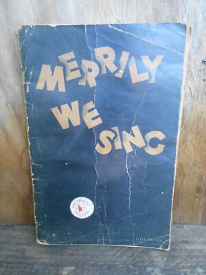 Merrily We Sing 1st Ed Favorites Gospel Songs Solos Duets Trios Vol. 2 Songbooks