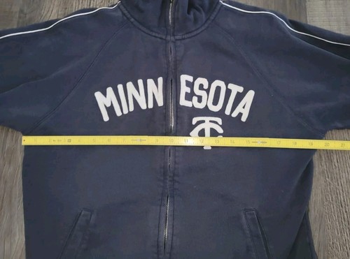 Minnesota Twins Banner 47 Jacke mit Reißverschluss dunkelblau Damen Größe L - Bild 7 von 8