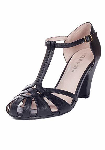 Chelsea Crew SERGI Strappy Vintage Inspired Pump Pump Pump 474aa1 Chelsea Crew SERGI Strappy Vintage Inspired Pump Pump Pump 474aa1
