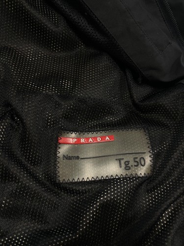 Prada Neylon Black Jacket SGV033 Men's M - Picture 17 of 23