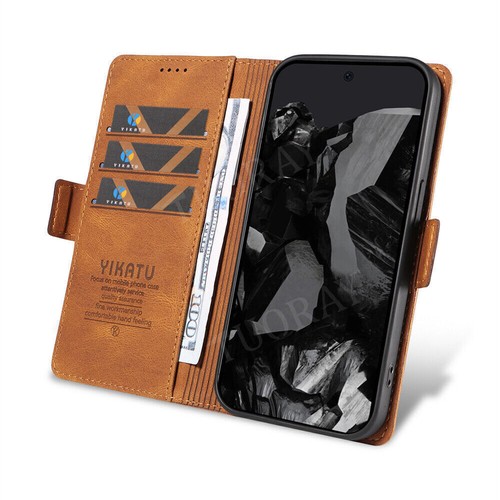 Handyhülle für Google Pixel 9 Pro XL 6/7/8 Pro 8A 7A 6A Leder Wallet Schutz Case - Picture 33 of 93